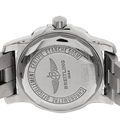 Breitling Stainless Steel 44mm Colt Ocean Chronometer Quartz Watch Black A74387 4 of 5