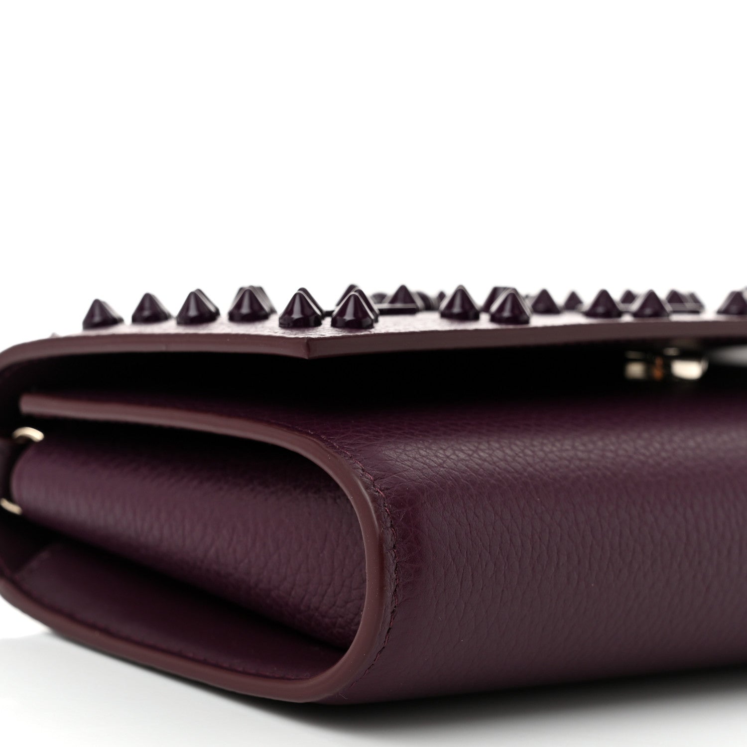 Christian Louboutin Calfskin Spikes Loubinthesky Paloma Merlot 9 of 11