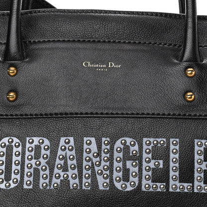 Christian Dior Goatskin DIORANGELES Tote Black 8 of 11