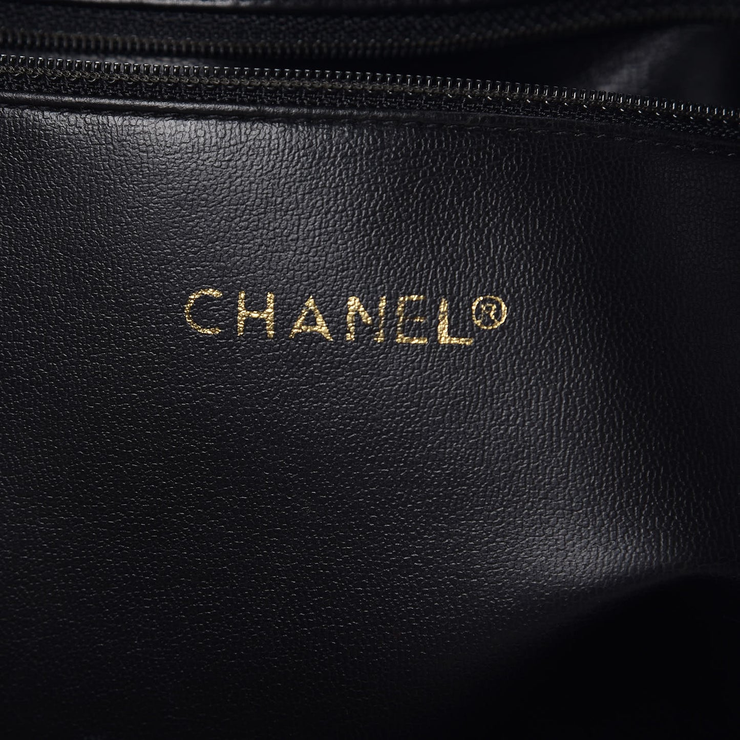 Lambskin Shopping Tote Black