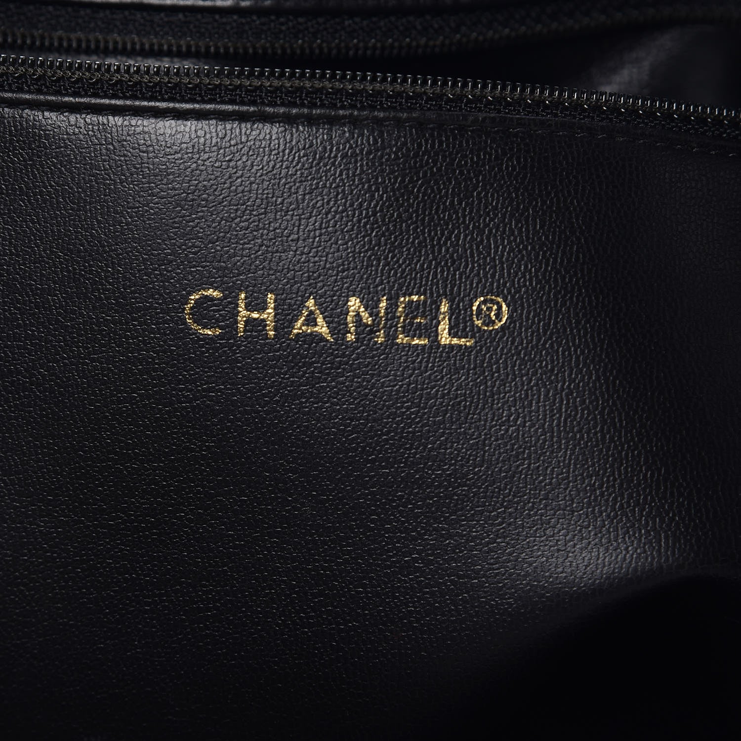 Chanel Lambskin Shopping Tote Black 6 of 12