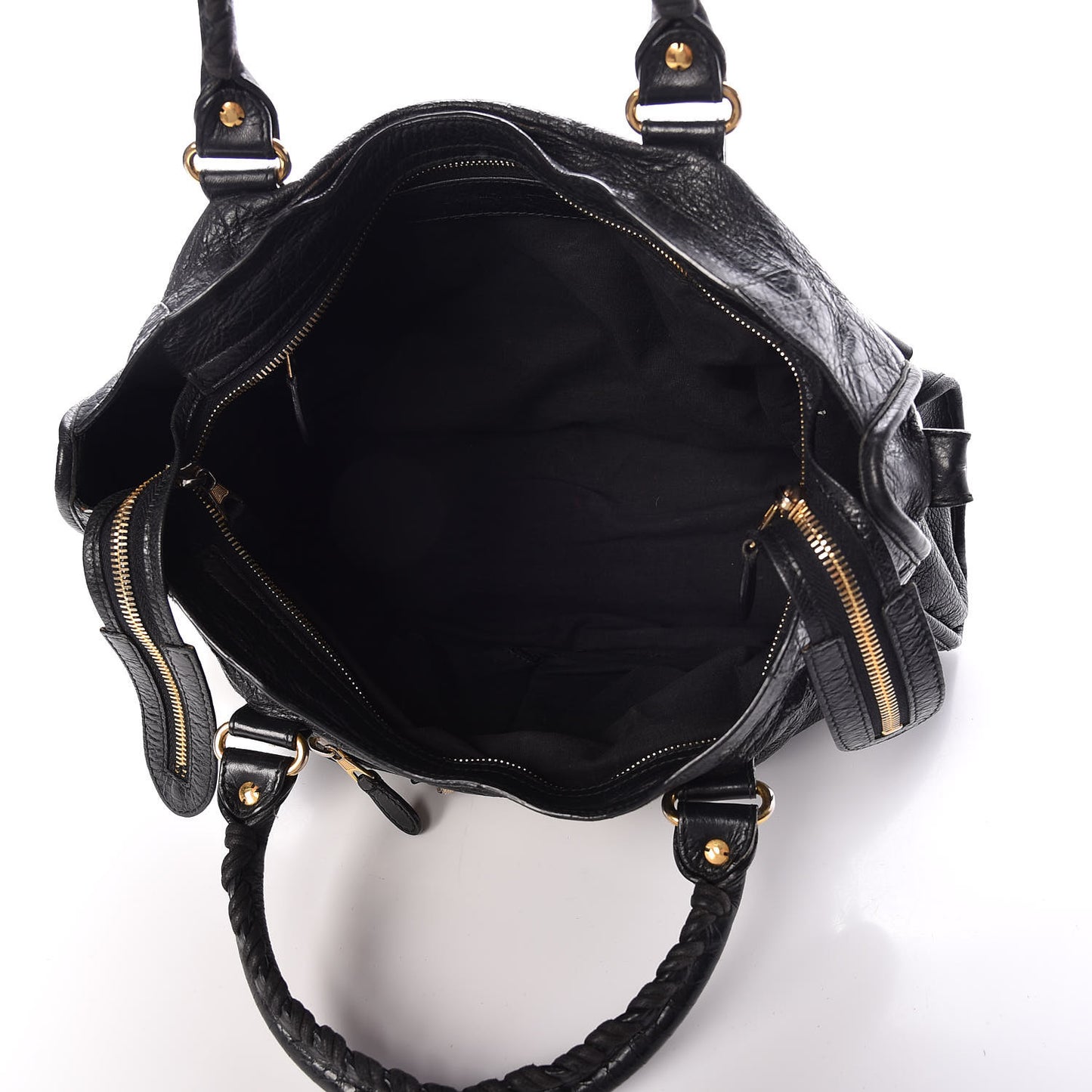 Agneau Giant 12 Gold Hardware City Black