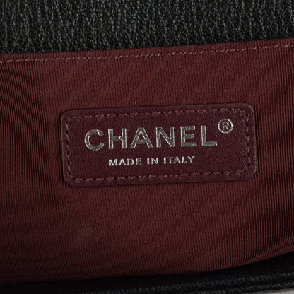 Chanel Goatskin Quilted Patent Medium Duo Boy Flap Black 5 of 7
