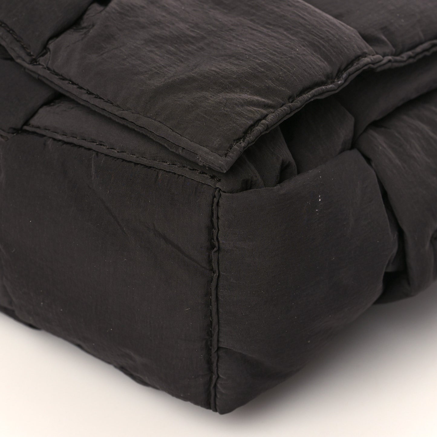Nylon Intrecciato Padded Tech Cassette Bag Fondant