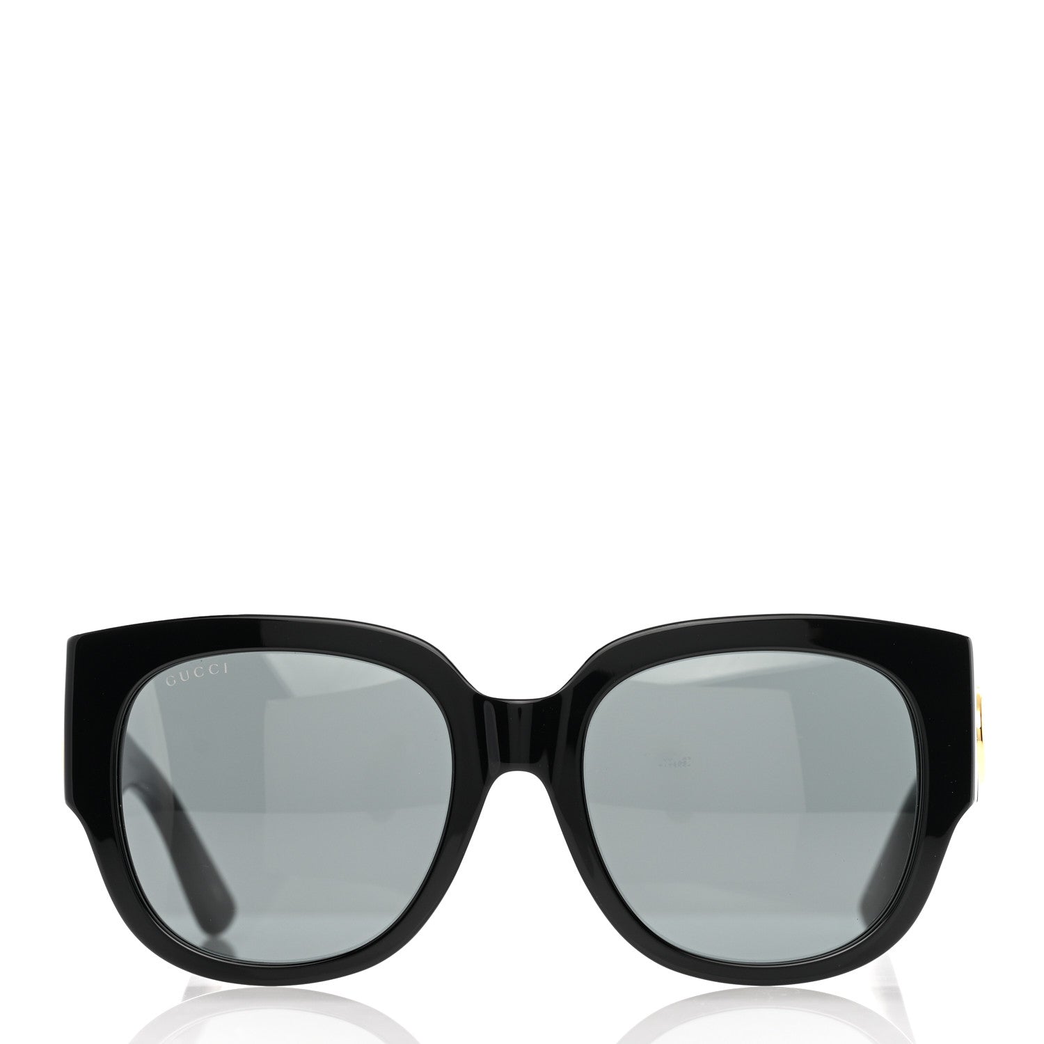 Gucci Acetate Square Frame Sunglasses GG0142SAN Black 2 of 9