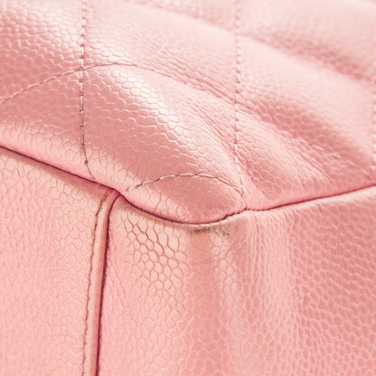 Chanel Caviar Quilted Petit Shopping Tote PST Pink 9 of 14