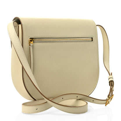 Celine Grained Calfskin Compact Trotteur White 3 of 11