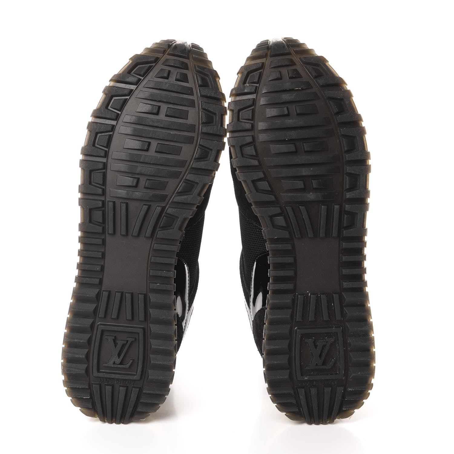 Louis Vuitton Suede Monogram Run Away Sneakers 36 Black 6 of 9