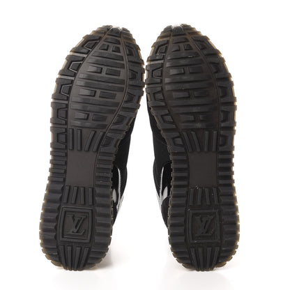 Louis Vuitton Suede Monogram Run Away Sneakers 36 Black 6 of 9