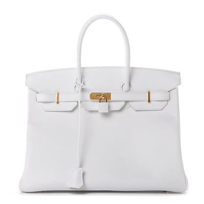 Hermes Epsom Birkin 35 White White 1 of 32