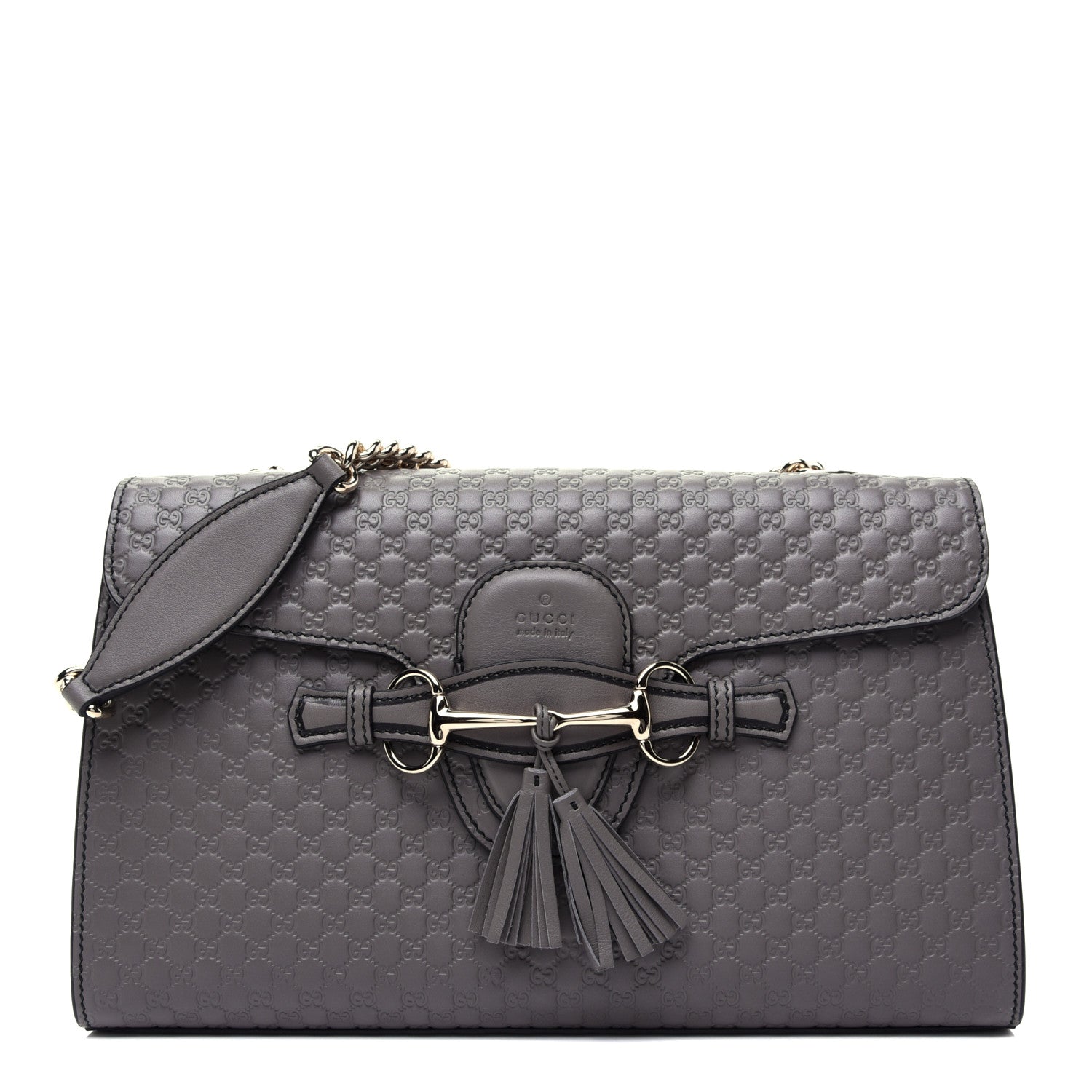Gucci Soft Microguccissima Medium Emily Chain Shoulder Bag Loess 1 of 13