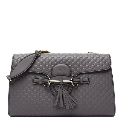 Gucci Soft Microguccissima Medium Emily Chain Shoulder Bag Loess 1 of 13