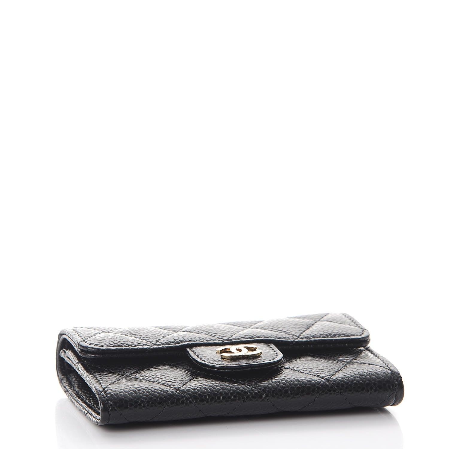 Chanel Caviar Quilted Flap Card Holder Black 4 of 9