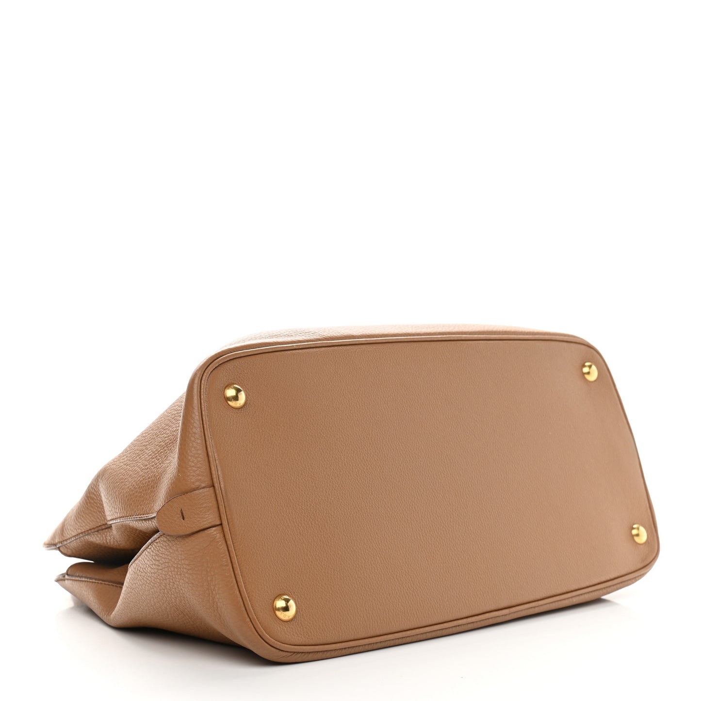 Vitello Daino Dome Satchel Cannella