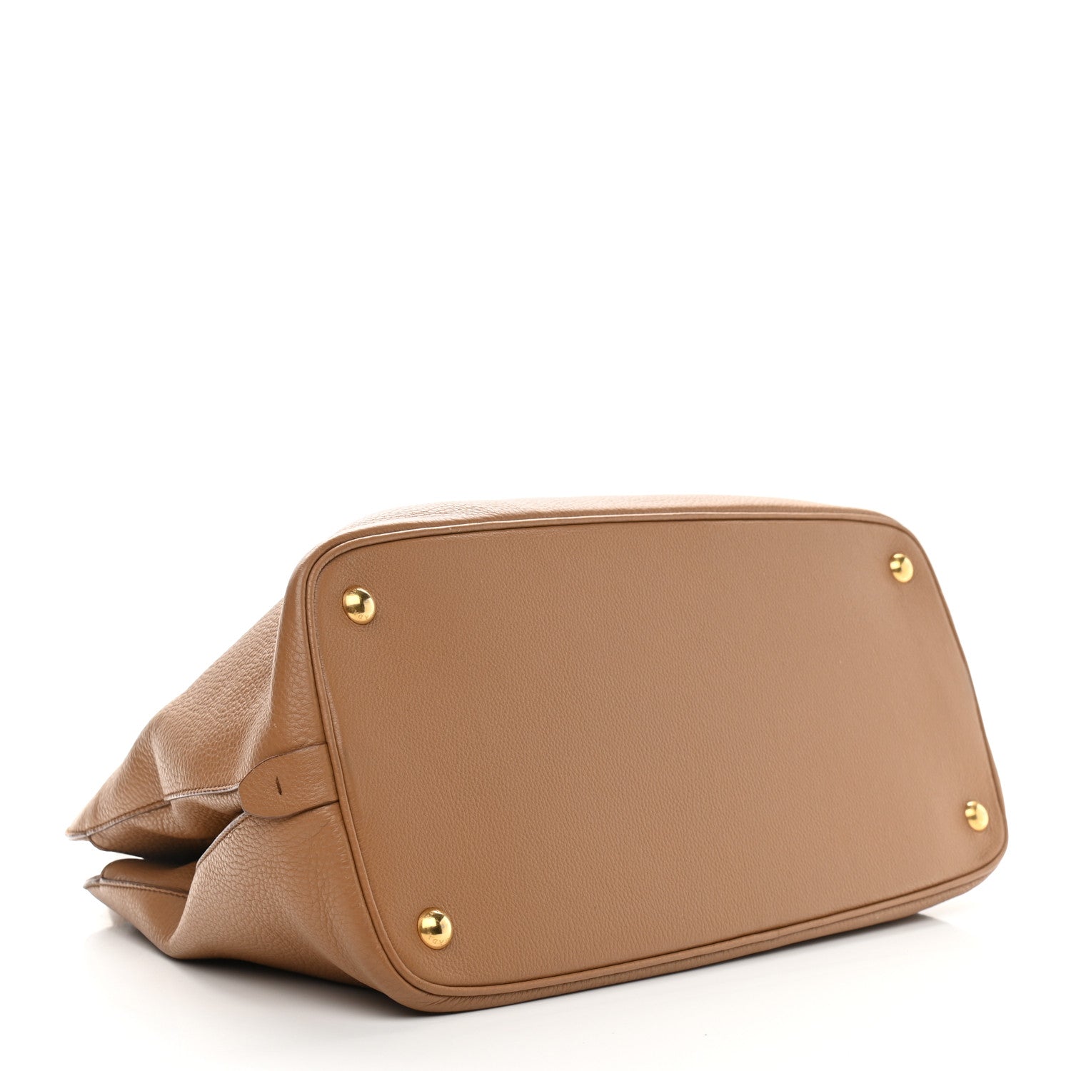 Prada Vitello Daino Dome Satchel Cannella 4 of 8