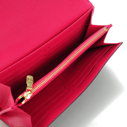 Louis Vuitton Monogram 2015 Christmas Animation Sarah Wallet Hibiscus 6 of 7