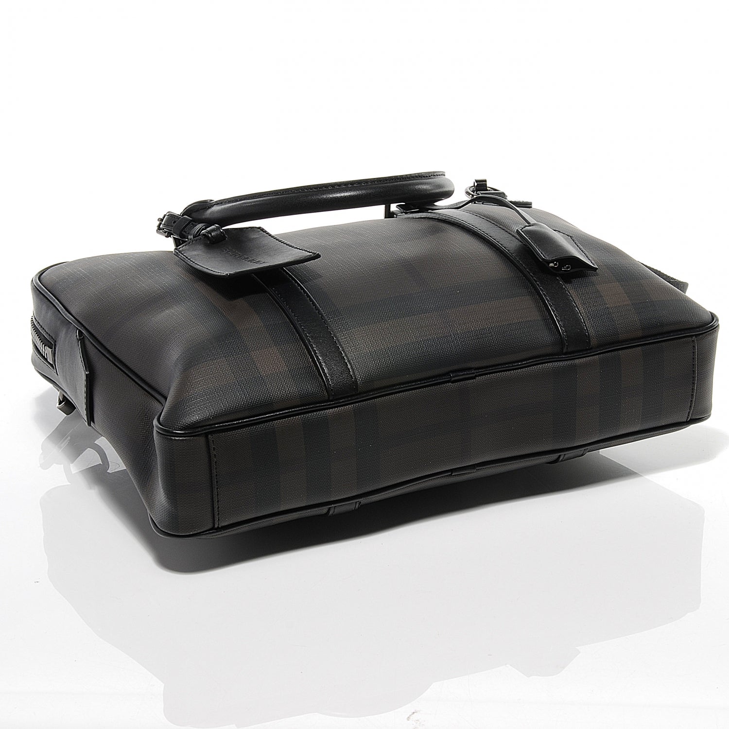Burberry Smoked Check Newburg Briefcase 10 of 10
