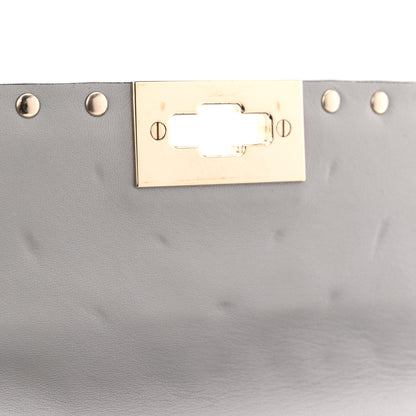 Valentino Garavani Nappa Medium Rockstud Spike Shoulder Bag Pastel Grey 11 of 12