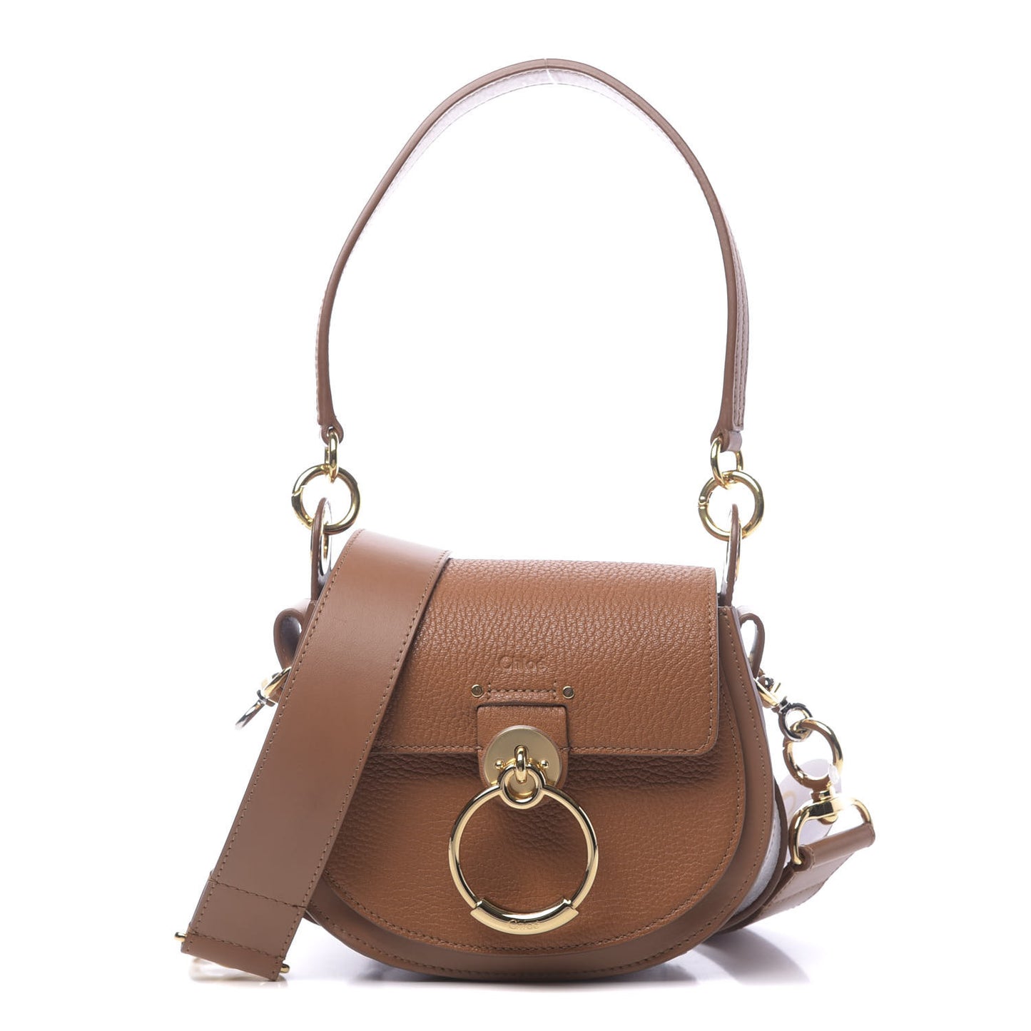 Calfskin Small Tess Bag Caramel