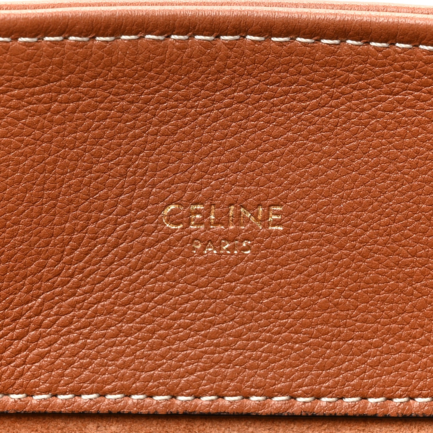 Celine Supple Calfskin Medium Appoline Tan 6 of 9