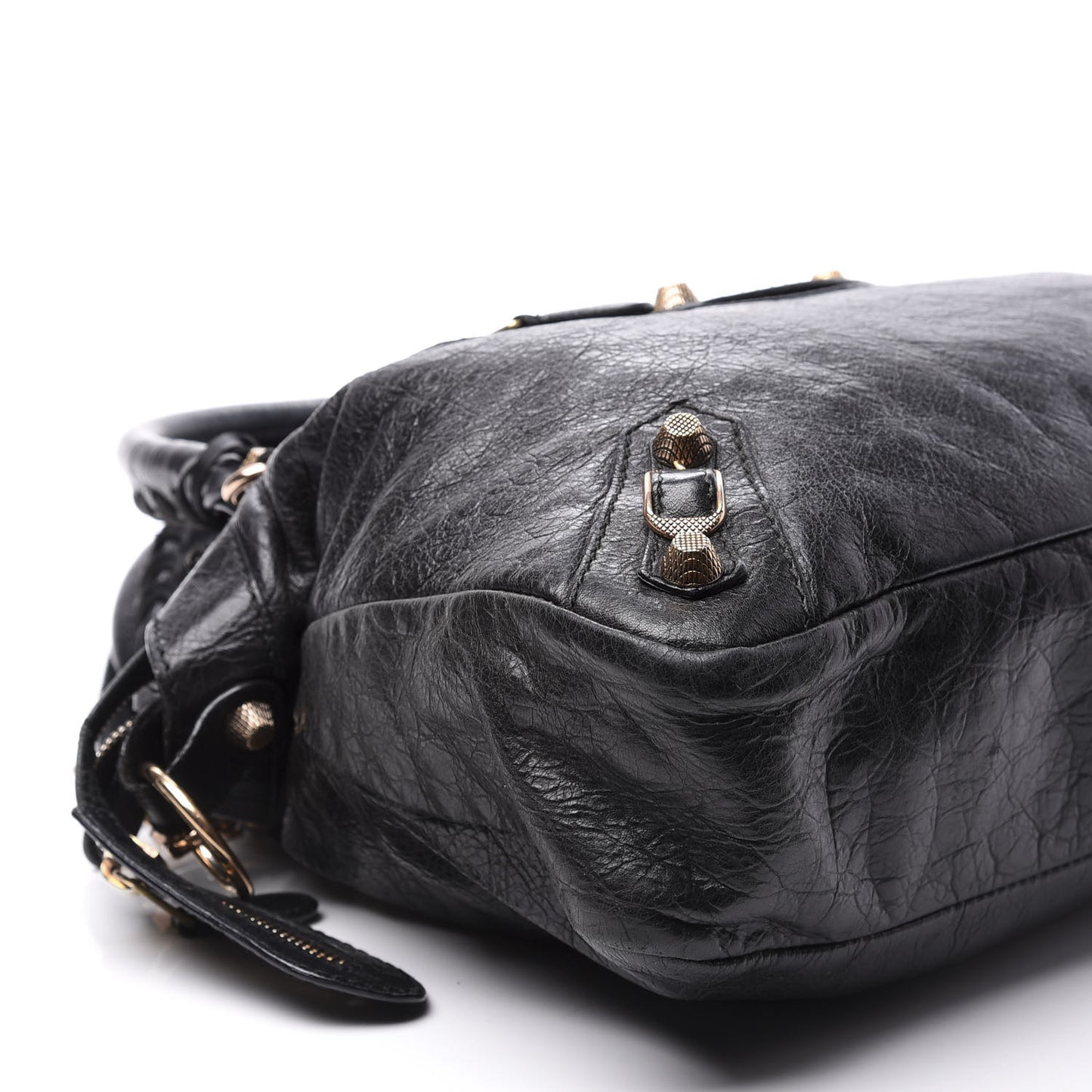 Agneau Giant 12 Rose Gold Hardware Town Black