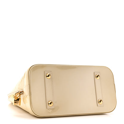 Louis Vuitton Vernis Alma PM Blanc Corail 4 of 10