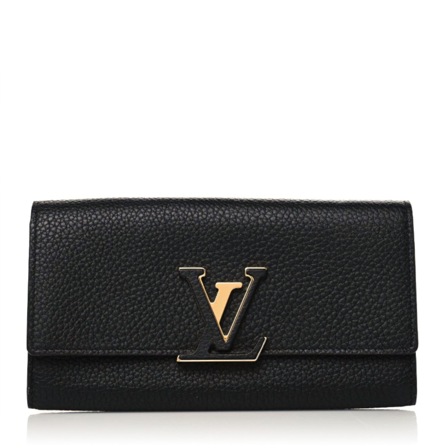 Louis Vuitton Taurillon Capucines Wallet Black 1 of 7