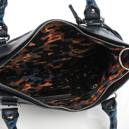 Balenciaga Iridescent Agneau Classic Hardware First Bleu Mineral 6 of 8