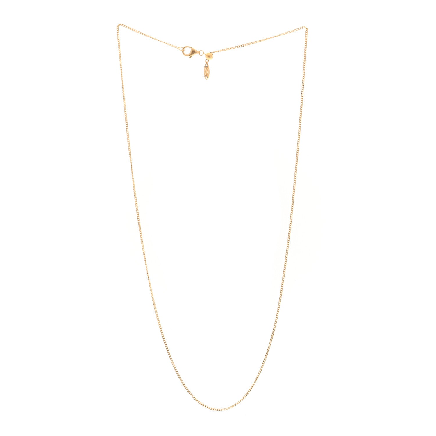 Cartier 18K Yellow Gold Chain Necklace 19" 3 of 5