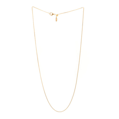 Cartier 18K Yellow Gold Chain Necklace 19" 3 of 5