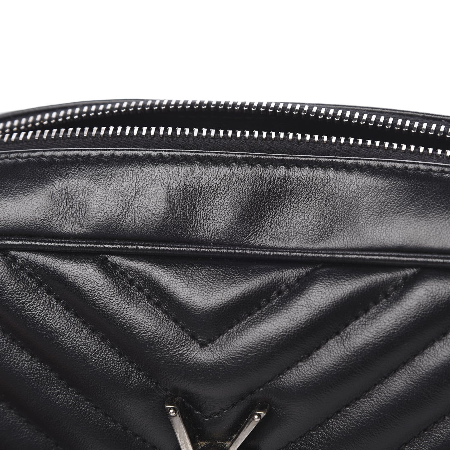 Calfskin Matelasse Monogram Lou Camera Bag Black