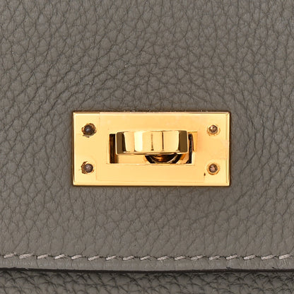 Hermes Togo Kelly Retourne 25 Gris Meyer 11 of 12