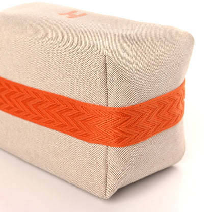 Hermes Canvas Small Bride-A-Brac Pouch Natural Orange 9 of 9