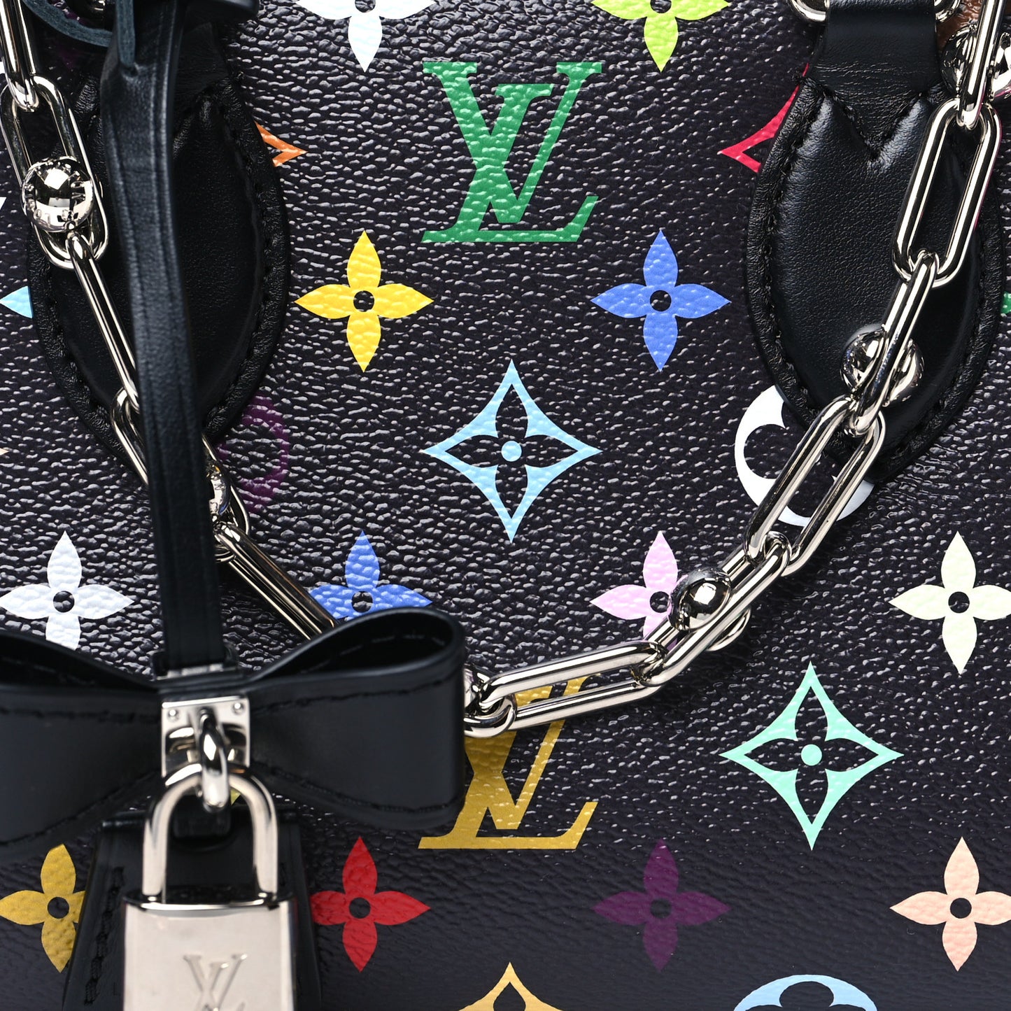 LV X TM Monogram Multicolor OnTheGo East West Black