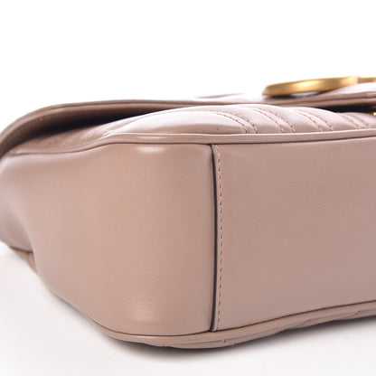 Gucci Calfskin Matelasse Small GG Marmont Shoulder Bag Porcelain Rose 8 of 10