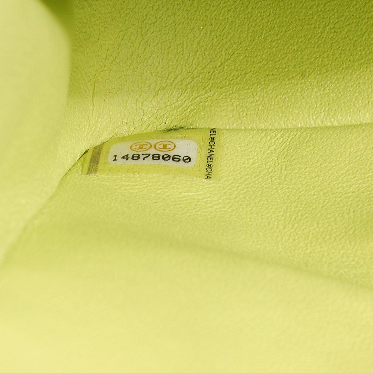 Chanel Lambskin Quilted Medium Double Flap Yellow 7 of 10