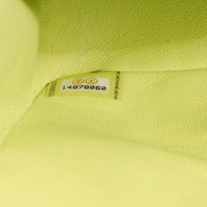 Chanel Lambskin Quilted Medium Double Flap Yellow 7 of 10
