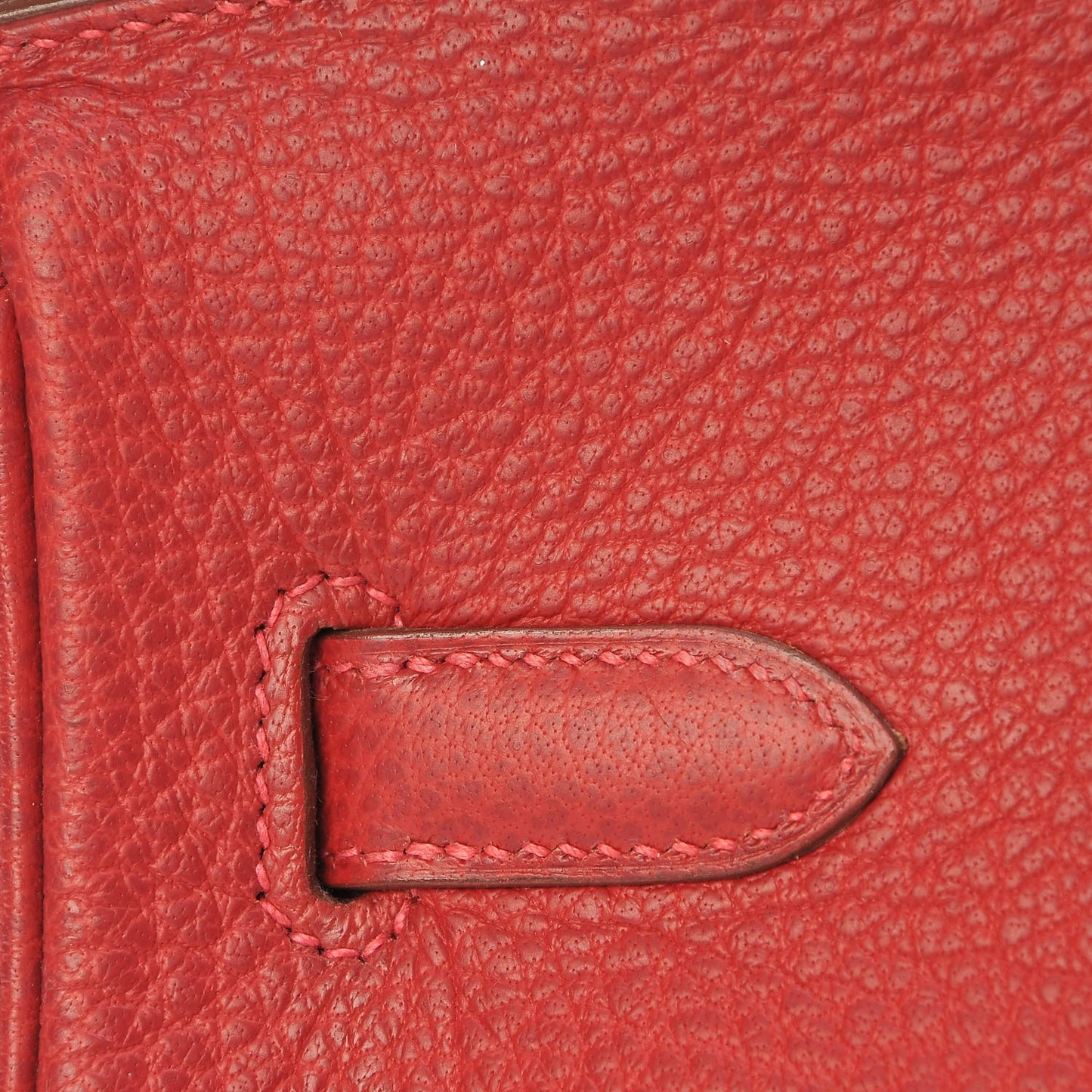 Buffle Skipper Birkin 35 Rouge Vif