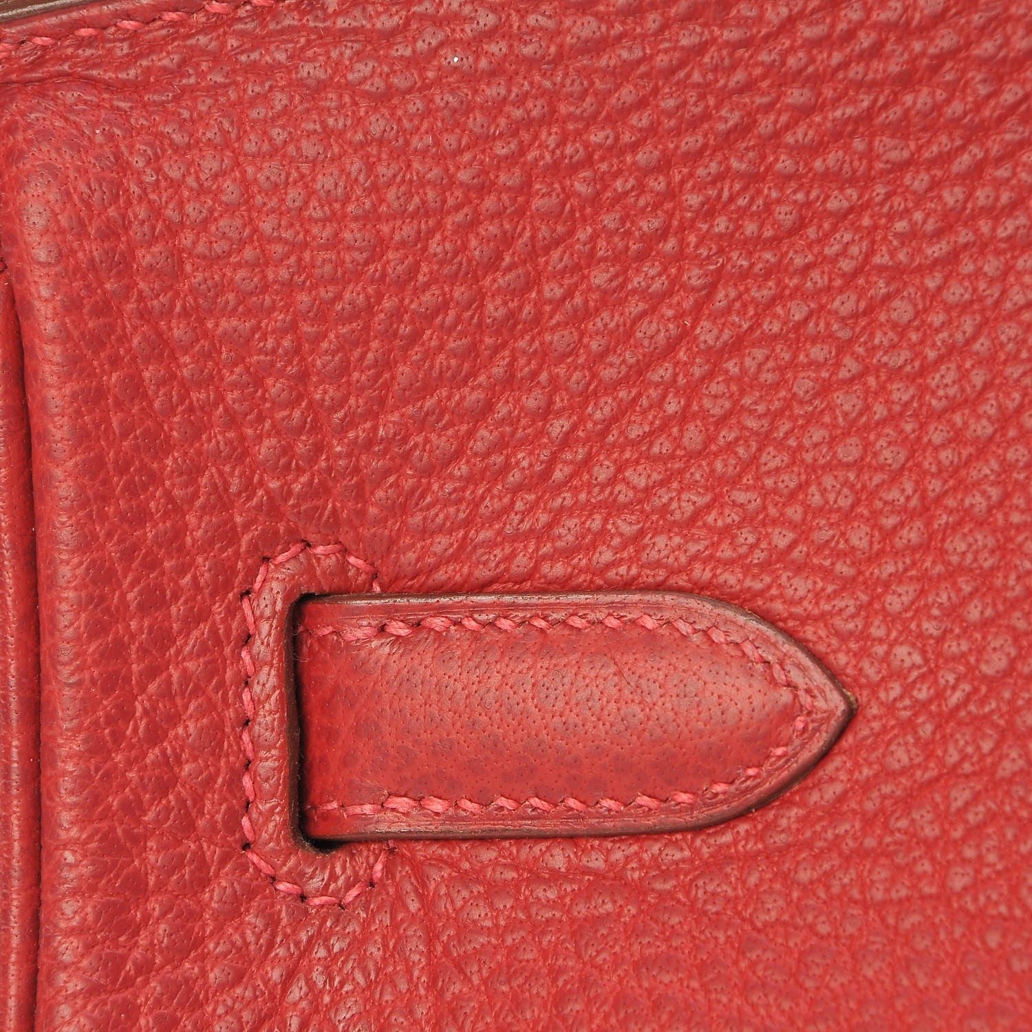 Hermes Buffle Skipper Birkin 35 Rouge Vif 39 of 40