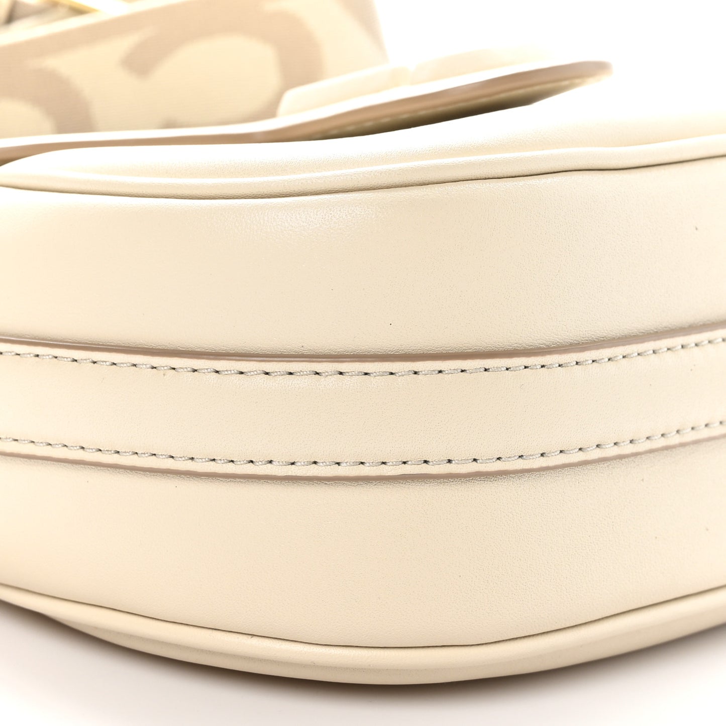 Calfskin Small The J Marc Saddle Cloud White
