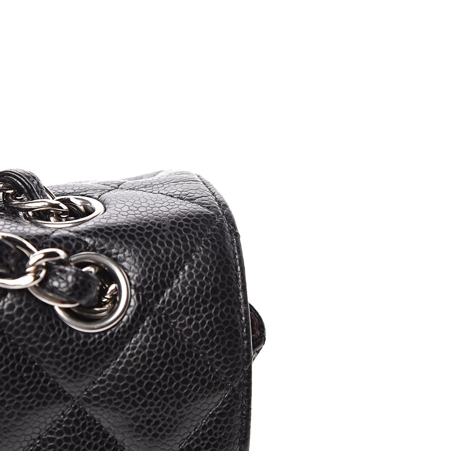 Caviar Quilted Maxi Double Flap Black