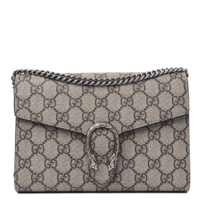 Gucci GG Supreme Monogram Mini Dionysus Chain Wallet Beige Black 1 of 4
