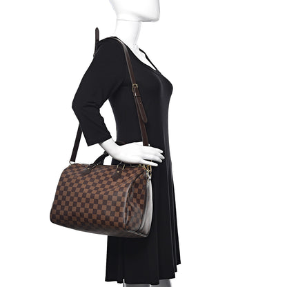 Louis Vuitton Damier Ebene Speedy Bandouliere 30 2 of 10