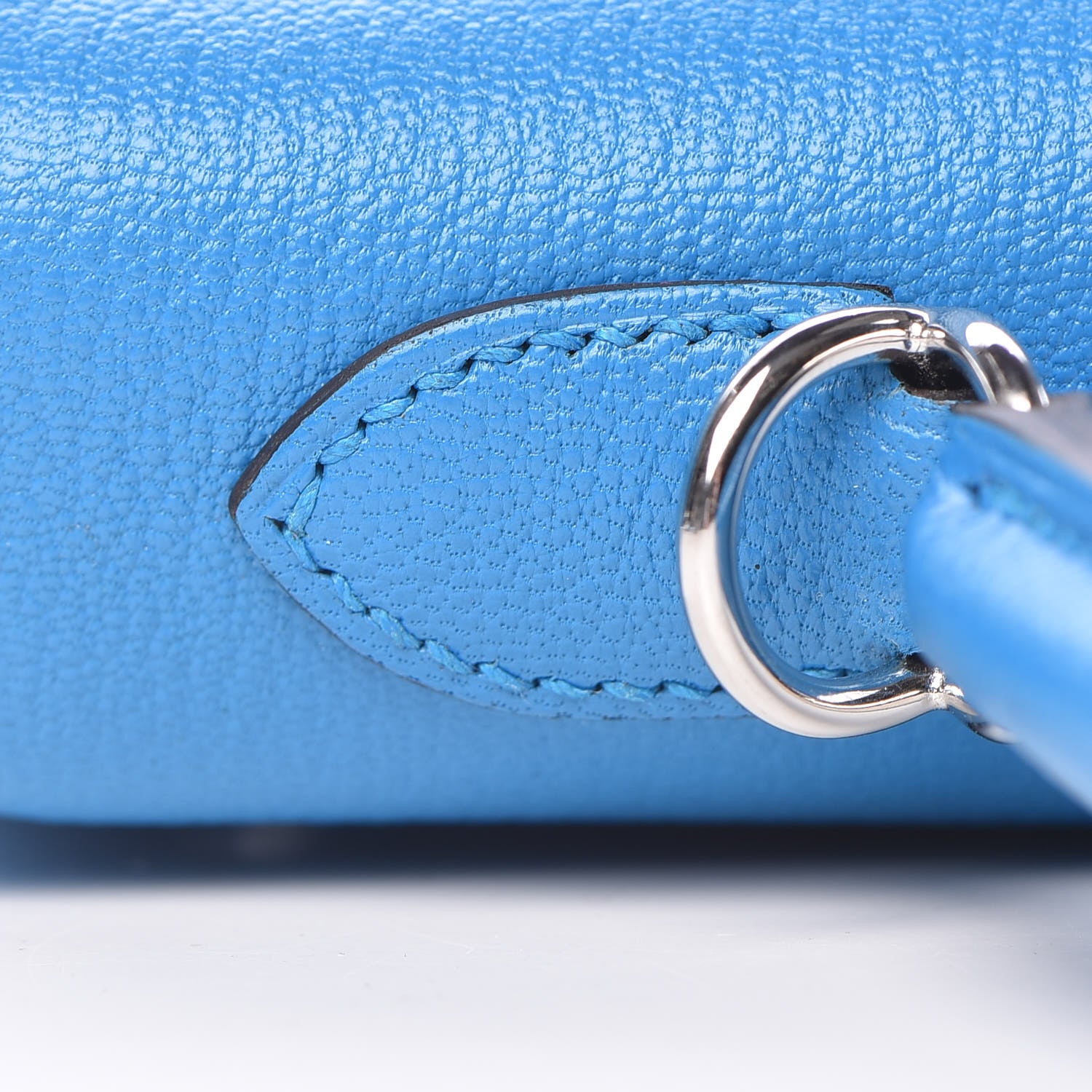Hermes Chevre Chandra Kelly Sellier 25 Bleu Zanzibar 18 of 41