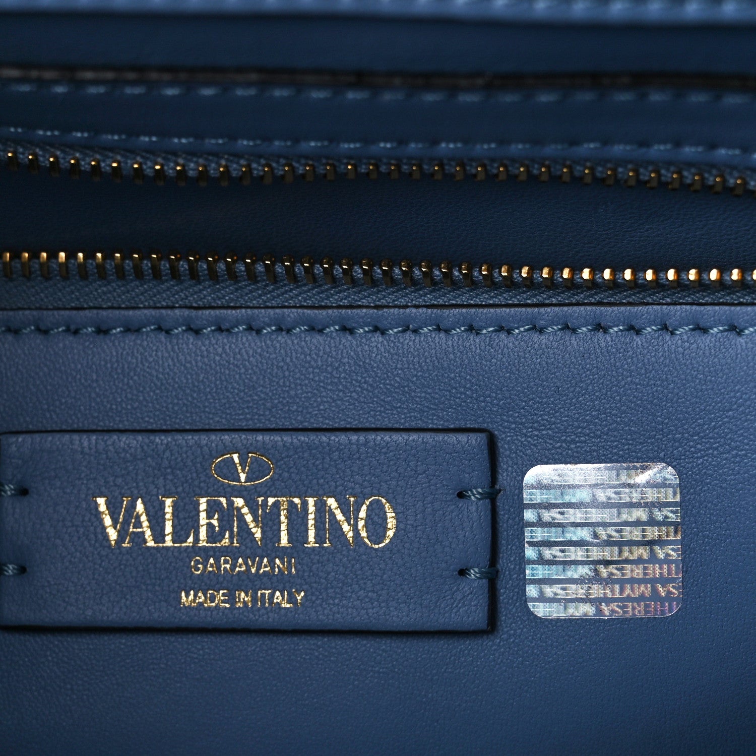 Valentino Garavani Nappa Medium Roman Stud Shoulder Bag Niagara 7 of 11
