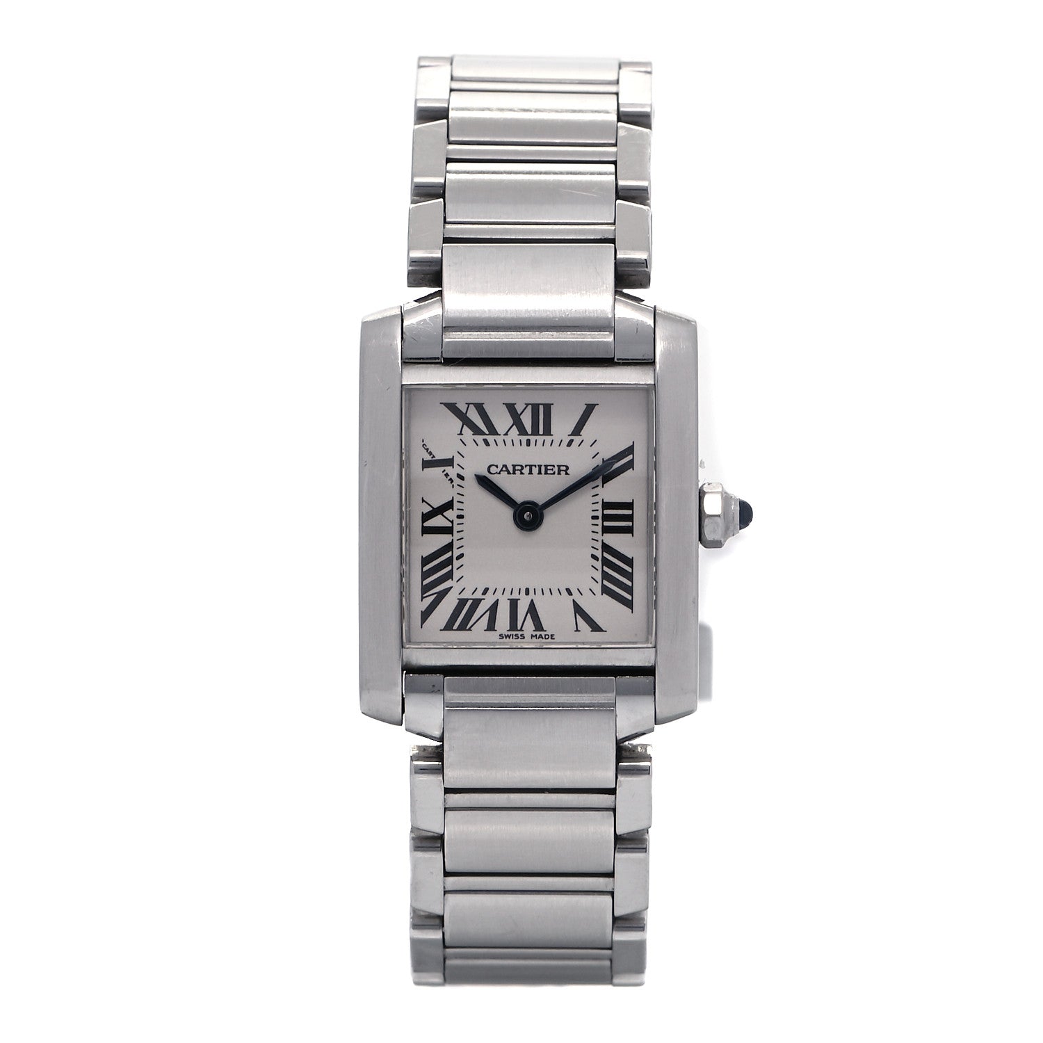 Cartier Stainless Steel 20mm Tank Francaise Quartz Watch 1 of 6