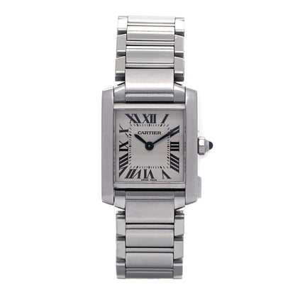 Cartier Stainless Steel 20mm Tank Francaise Quartz Watch 1 of 6