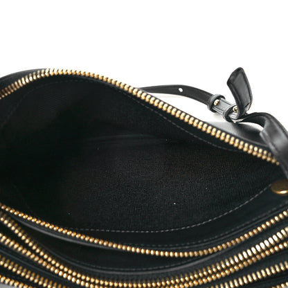 Celine Lambskin Small Trio Crossbody Bag Black 5 of 11