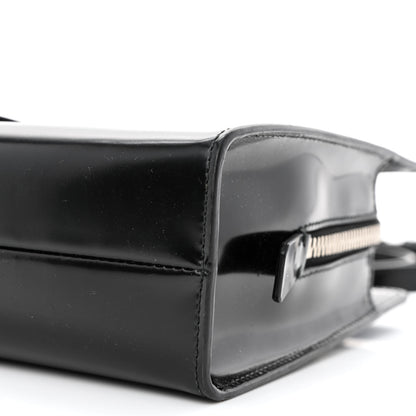 Prada Spazzolato Mini Re-Edition 1995 Double Handle Handbag Black 10 of 10