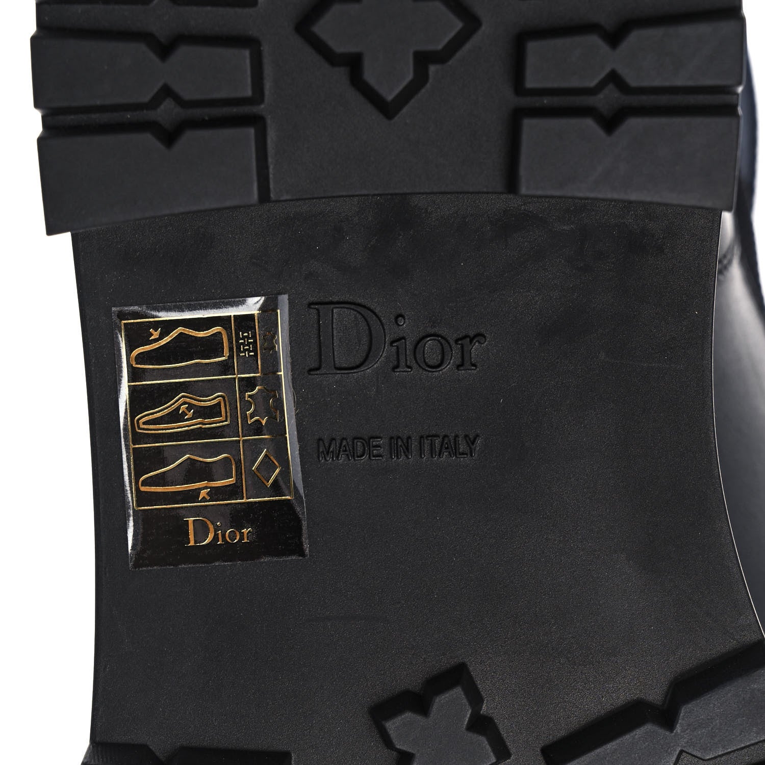 Christian Dior Technical Fabric Calfskin D-Major Boots 37 Black Blue 6 of 10